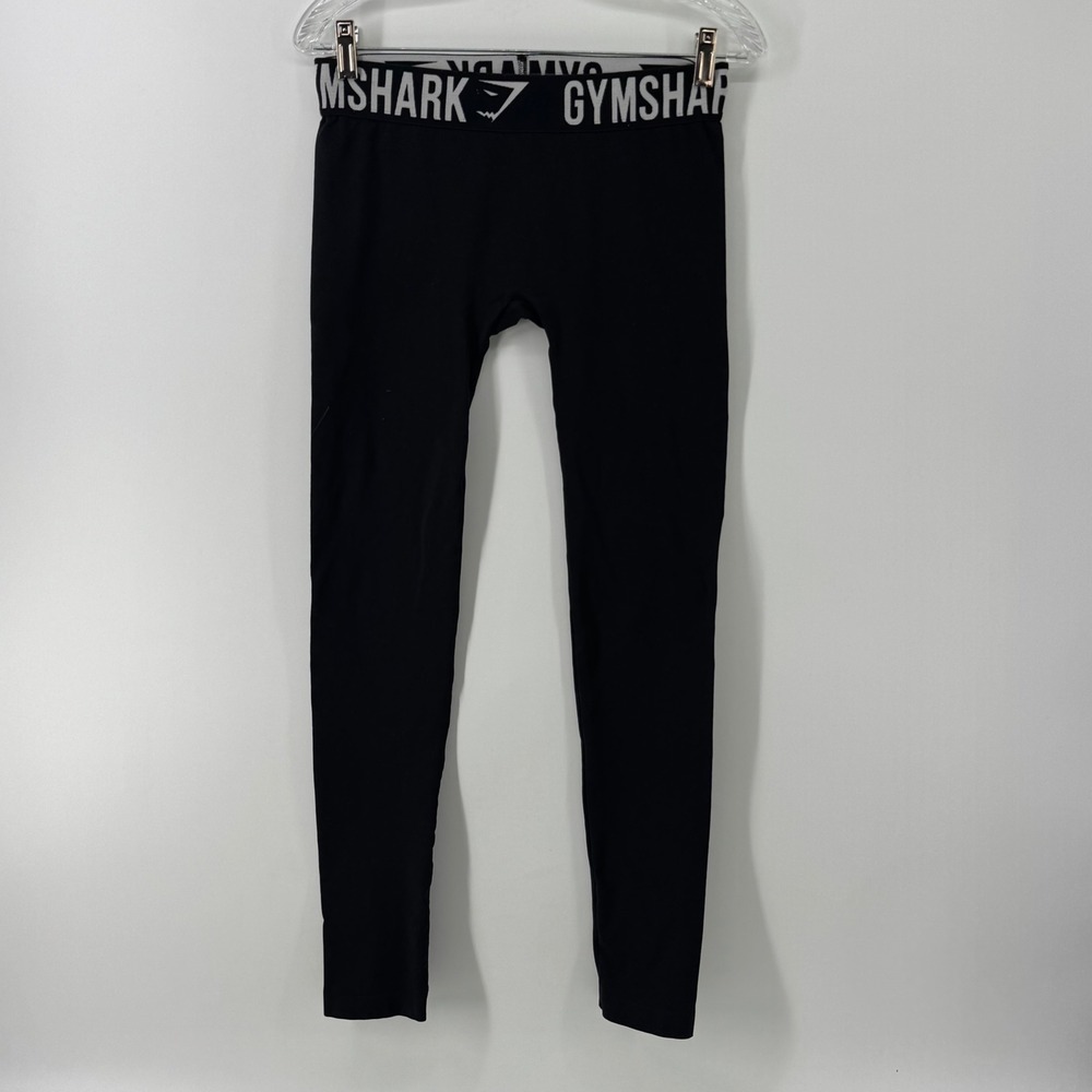 Gymshark Flex Seamless High Waisted Leggings Black Branded Waistband Small